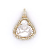 Diamond Buddha Pendant 10K - White Carat - USA & Canada